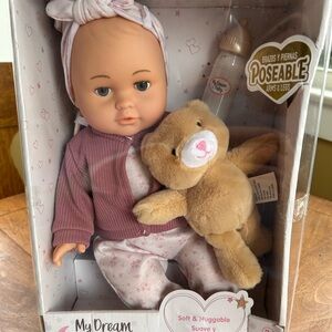 “My Dream Baby” soft, portable babydol! New